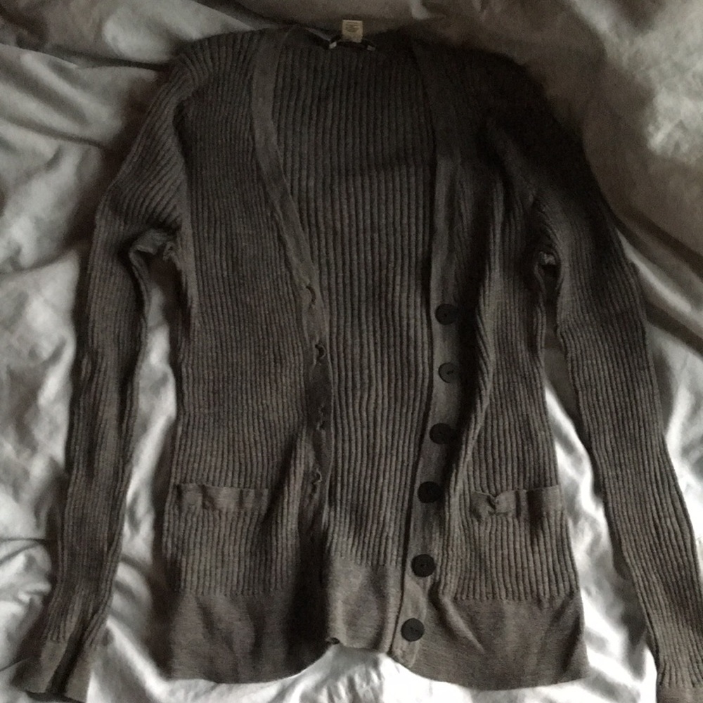 Ribbed cardigan